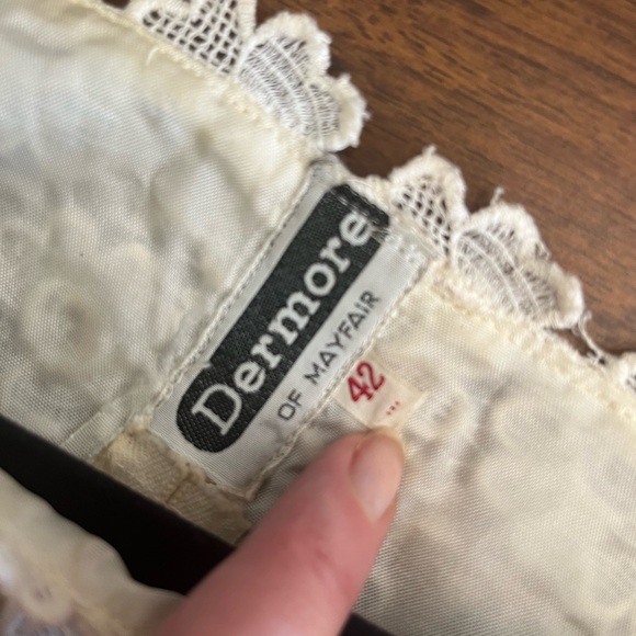 Vintage 1960’s lace top, medium - Picture 2 of 5